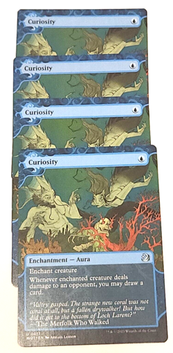 CURIOSITY X4 Wilds Of Eldraine Enchanting Tales WOT Magic MTG MINT CARD - Image 1