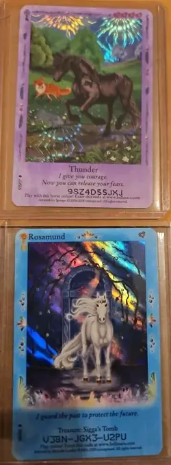 Bella Sara - Shiny Holo Foil - Lot of 6 Cards - From Assorted Series (Lot M) - Image 2