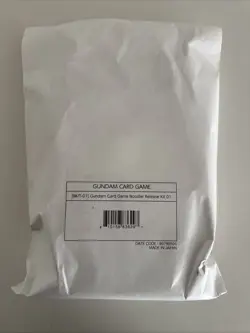 Gundam Card Game BKIT-01 Booster Release Kit 01 - New & Sealed - English - Image 1