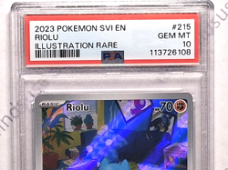 🔥 PSA 10 Riolu #215 Full Art Holo Rare Pokemon Card - Gem Mint 🔥 - Image 3