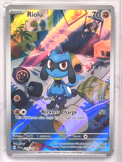 🔥 PSA 10 Riolu #215 Full Art Holo Rare Pokemon Card - Gem Mint 🔥 - Image 4
