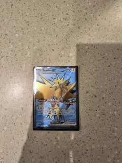 Zapdos ex 192/165 151 Pokemon Card Full Art Ultra Rare - Near Mint - Image 1