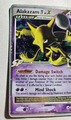 Alakazam Lv.X 103/111 Rising Rivals Holo Pokemon Card MP Ships In Box - Image 2