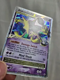 Alakazam Lv.X 103/111 Rising Rivals Holo Pokemon Card MP Ships In Box - Image 5