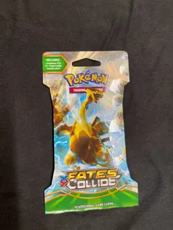 Pokemon TCG: XY-Fates Collide SLEEVED Booster Pack (10 Cards) Lugia Artwork! 820650801136 - Image 1