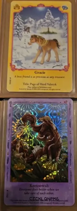Bella Sara - Shiny Holo Foil - Lot of 6 Cards - From Assorted Series (Lot I) - Image 4