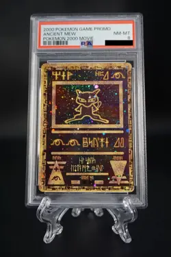 2000 Ancient Mew PSA 8 NM-MT Pokemon Movie Promo Double Holo Pokemon Card - Image 2