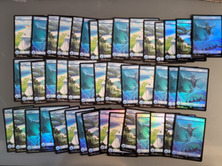 Lot of 44 Final Fantasy Island Basic Land Cards. NM Foil and Reg. Never Played - Image 2