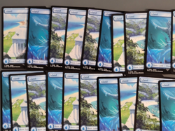 Lot of 44 Final Fantasy Island Basic Land Cards. NM Foil and Reg. Never Played - Image 3