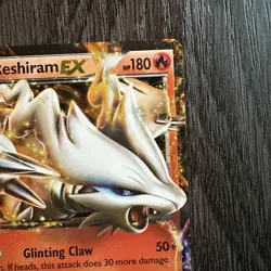 Reshiram EX BW36 Black & White Holo Black Star Promo LP Pokemon Card Pokemon - Image 3