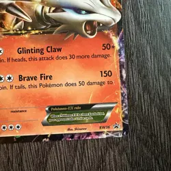 Reshiram EX BW36 Black & White Holo Black Star Promo LP Pokemon Card Pokemon - Image 5