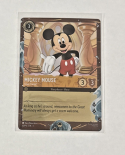 2025 DVC Member Cruise Exclusive Disney Lorcana Mickey Mouse True Friend 2 Cards - Image 1