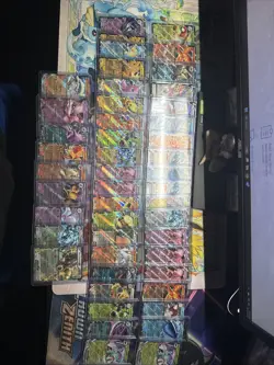 Pokemon 50 EX & V Lot Destined Rivals Black Bolt White Flare BULK 50 Cards - Image 1