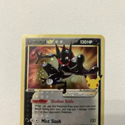Greninja Gold Star SWSH144 - Celebrations ETB PROMO Pokemon Card - Image 3