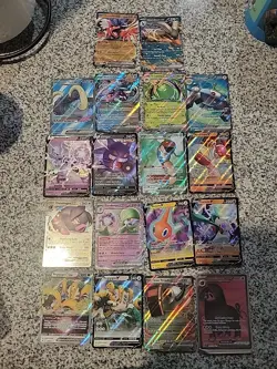 Lot Of Used Pokemon Cards. Ex's, V's, And V Stars - Image 1