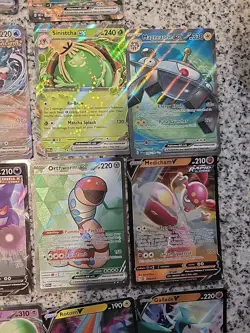 Lot Of Used Pokemon Cards. Ex's, V's, And V Stars - Image 4