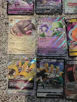 Lot Of Used Pokemon Cards. Ex's, V's, And V Stars - Image 5