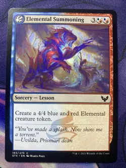 Magic The Gathering Strixhaven Elemental Summoning 183/275 - Image 1