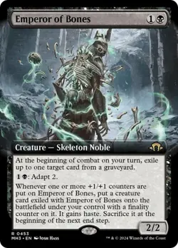 EMPEROR OF BONES - EXTENDED ART (MH3) Modern Horizons 3 - MTG - NM - Image 1