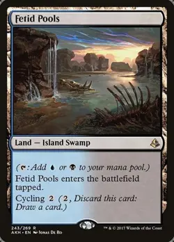 Fetid Pools - Foil Amonkhet NM MTG - Image 1