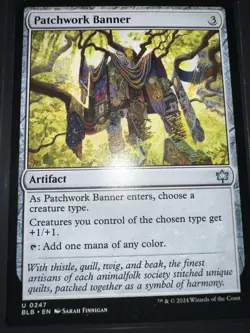 MtG Patchwork Banner Bloomburrow - Image 1