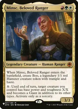 Minsc, Beloved Ranger - The List Light Play, English Magic the Gathering MTG The - Image 1