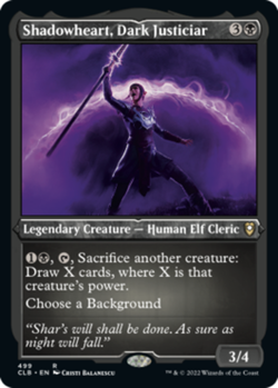Shadowheart, Dark Justiciar - Foil Etched Light Play, English Magic the Gatherin - Image 1