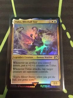 MTG Magic The Gathering Tidus, Blitzball Star Foil FIN Azorious Final Fantasy - Image 1