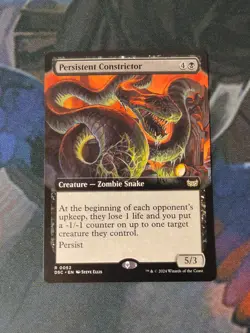 Peristent Constrictor - Extended | 7% Off 2+ | Duskmourn | NM | MTG - Image 1