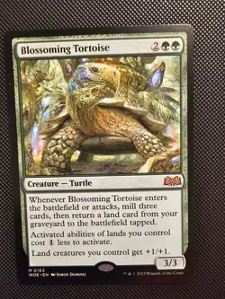 MTG - Blossoming Tortoise - Wilds of Eldraine - Image 1