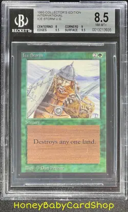 MTG International Edition (IE) 1993 Ice Storm BGS 8.5 NM/MT+ Old School 93/94 - Image 1