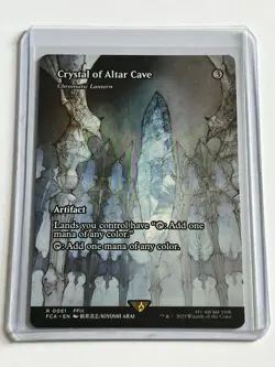 Crystal of Altar Cave 61 MTG Final Fantasy 2025 MT 9.0+ Borderless Non Foil Rare - Image 1