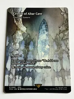 Crystal of Altar Cave 61 MTG Final Fantasy 2025 MT 9.0+ Borderless Non Foil Rare - Image 4
