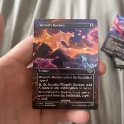 Magic The Gathering Mtg Wizard's Rockets Borderless Art - Image 1
