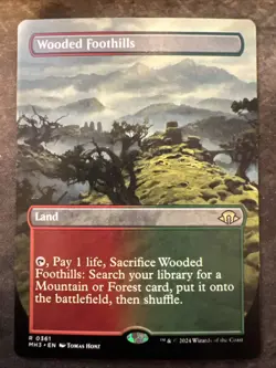 Wooded Foothills (Borderless) Modern Horizons 3 Regular - Image 1