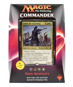 Magic MTG 2016 Commander Deck Open Hostility - WBRG Saskia 630509416202 - Image 1