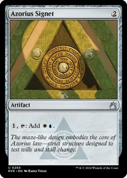 Azorius Signet (FOIL) - Ravnica Remastered (RVR) NM Magic: The Gathering - Image 1