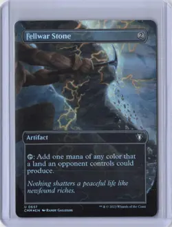 Fellwar Stone (Borderless) Commander Masters Foil - NM #657 MTG CMM - Image 1
