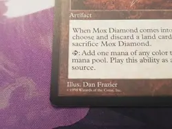 MTG Mox Diamond / Mox de Diamant - Stronghold / Forteresse - NearMint/Mint - Image 5