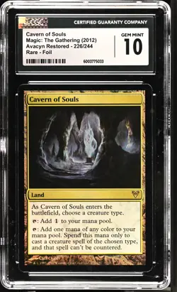 CAVERN OF SOULS Avacyn Restored Foil Rare CGC 10 Gem Mint MTG [Nostalgium] - Image 1