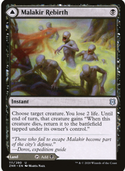 1 x Malakir Rebirth Malakir Mire - ZNR - LP - MTG - Image 1