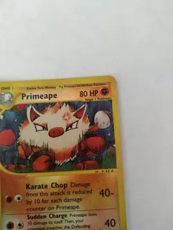 Primeape Reverse Holo Expedition 29/147 E-Series Vintage Pokemon 2002 - Image 4