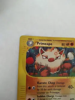 Primeape Reverse Holo Expedition 29/147 E-Series Vintage Pokemon 2002 - Image 5