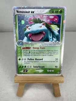 2004 Venusaur ex 112/112 Holo Rare EX Fire Red & Leaf Green Pokemon Card MP/LP - Image 1