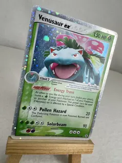 2004 Venusaur ex 112/112 Holo Rare EX Fire Red & Leaf Green Pokemon Card MP/LP - Image 2
