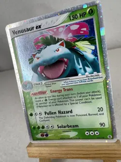 2004 Venusaur ex 112/112 Holo Rare EX Fire Red & Leaf Green Pokemon Card MP/LP - Image 3
