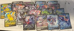 Pokemon TCG Assorted Era V Full Art Holo Lot of 111 Cards Sleeved - Image 1
