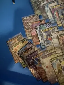 Pokemon TCG Assorted Era V Full Art Holo Lot of 111 Cards Sleeved - Image 3