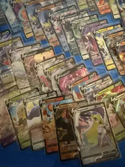 Pokemon TCG Assorted Era V Full Art Holo Lot of 111 Cards Sleeved - Image 5