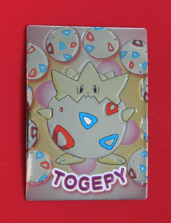 TOGEPI (TOGEPY)--JAPANESE MEIJI EMBOSSED PROMO FOIL POKEMON CARD - Image 1
